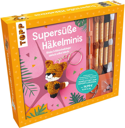 Frech Kreativ-Set: Supersüße Häkelminis. Anleitungsbuch mit Material zum Sofort-Loslegen