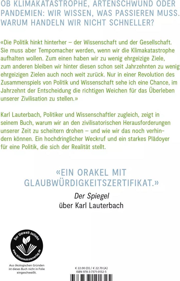 Rowohlt Berlin Bevor es zu spät ist (Deutsch, 2022, Karl Lauterbach)