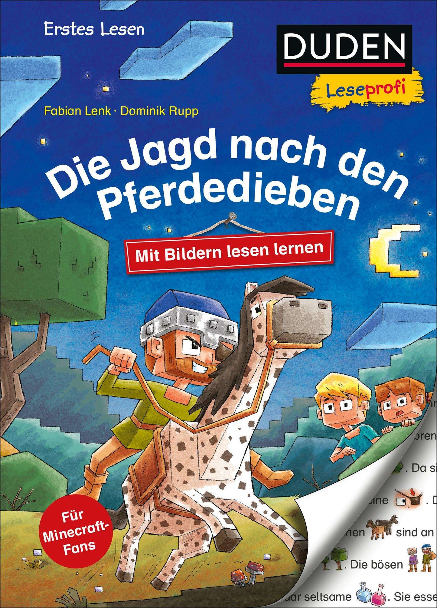 S. Fischer Publishing Duden Leseprofi - Mit Bildern lesen lernen. Die Jagd nach den Pferdedieben (Deutsch, 2023, Fabian Lenk, Dominik Rupp)