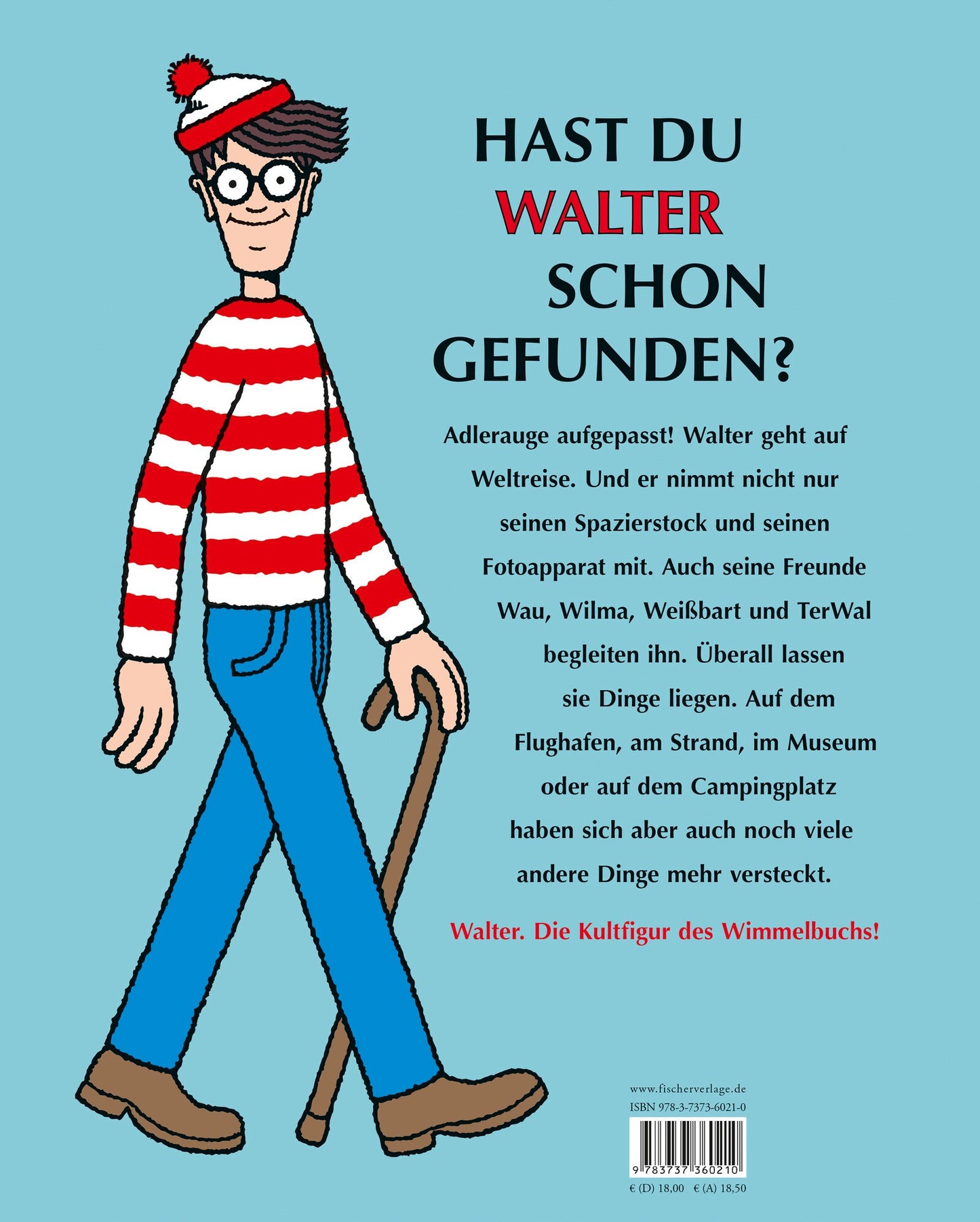 S. Fischer Publishing Wo ist Walter? (Deutsch, 2017, Martin Handford)