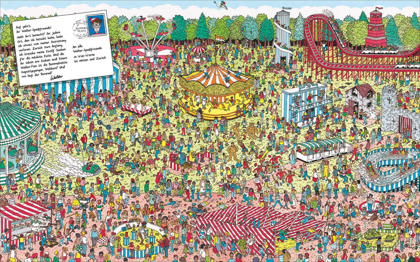 S. Fischer Publishing Wo ist Walter? (Deutsch, 2017, Martin Handford)
