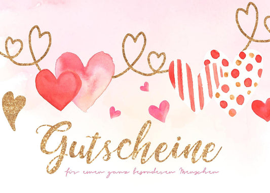 Das Gutscheinbuch zum Selbst ausfüllen