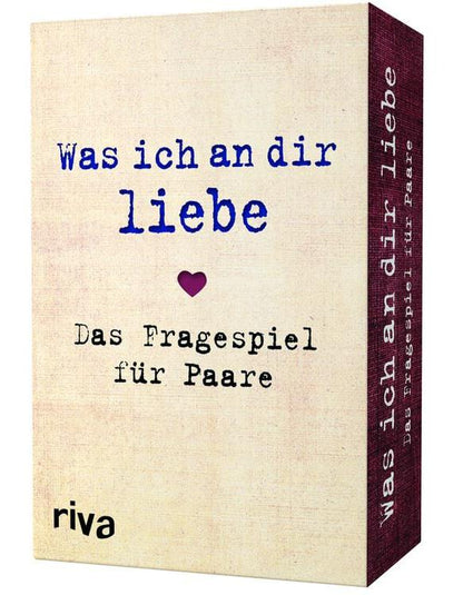 Riva Was ich an dir liebe - Das Fragespiel für Paare