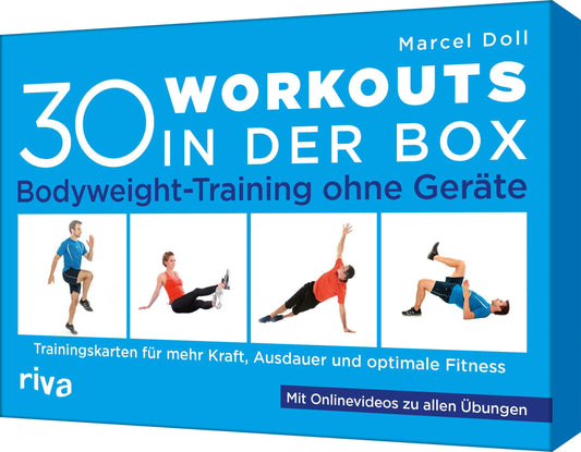 Verlagsgruppe 30 Workouts in der Box -  Bodyweight-Training ohne Geräte (Deutsch, 2022, Marcel Doll)