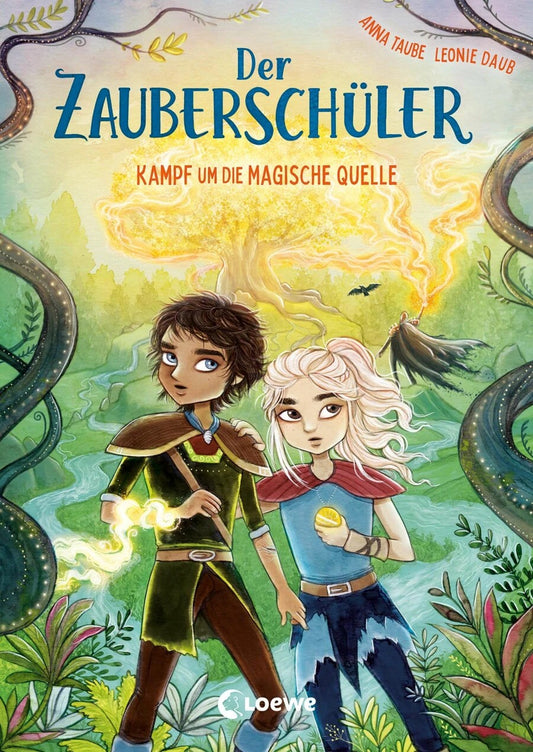 Loewe Der Zauberschüler (Band 4) - Kampf um die Magische Quelle (Deutsch, 2023, Anna Taube, Loewe Erstlesebücher, Leonie Daub)