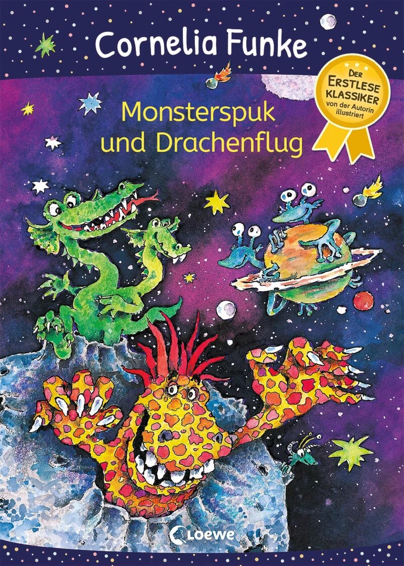 Loewe Monsterspuk und Drachenflug (Deutsch, 2023, Cornelia Funke, Loewe Erstlesebücher)