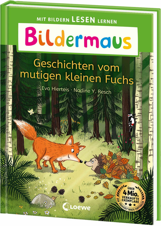 Loewe Bildermaus - Geschichten vom mutigen kleinen Fuchs (Deutsch, 2024, Loewe Erstlesebücher, Eva Hierteis, Nadine Y. Resch)