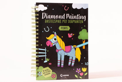 Diamond Painting - Bastelspass mit Diamanten - Ponys