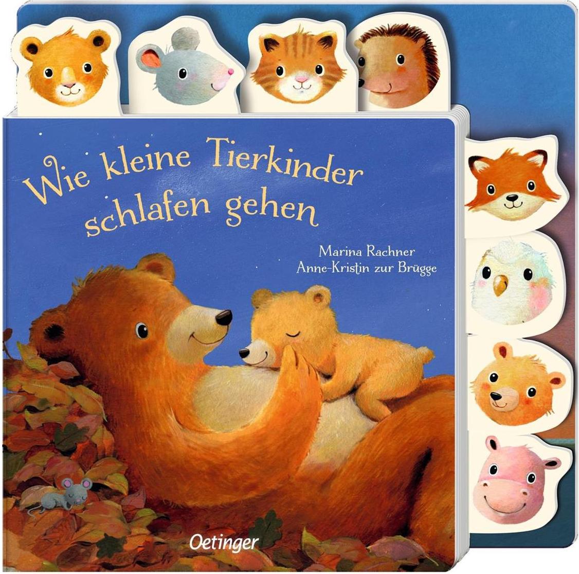 Oetinger Wie kleine Tierkinder schlafen gehen (Deutsch, 2022, Anne-Kristin zur Brügge, Marina Rachner)