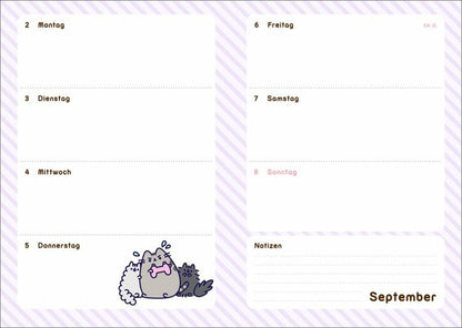 Athesia Pusheen 17-Monats-Kalenderbuch A5 2024/2025 (A5, Deutsch)