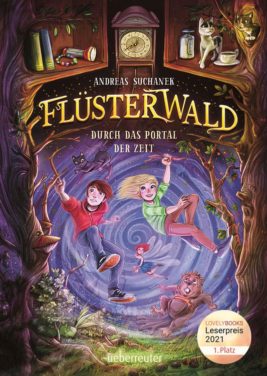 Ueberreuter Flüsterwald - Durch das Portal der Zeit (Flüsterwald, Bd. 3) (Deutsch, 2021, Andreas Suchanek)