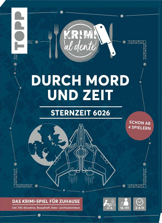 Frech Krimi al dente - Sternzeit 6026 - Durch Mord und Zeit (Deutsch, 2021, Illina Grünwald, Sara Rehm)