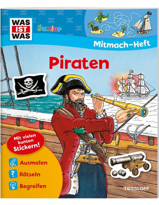 Tessloff Mitmach-Heft Piraten (Deutsch, 2016, Elisabeth Kiefmann)