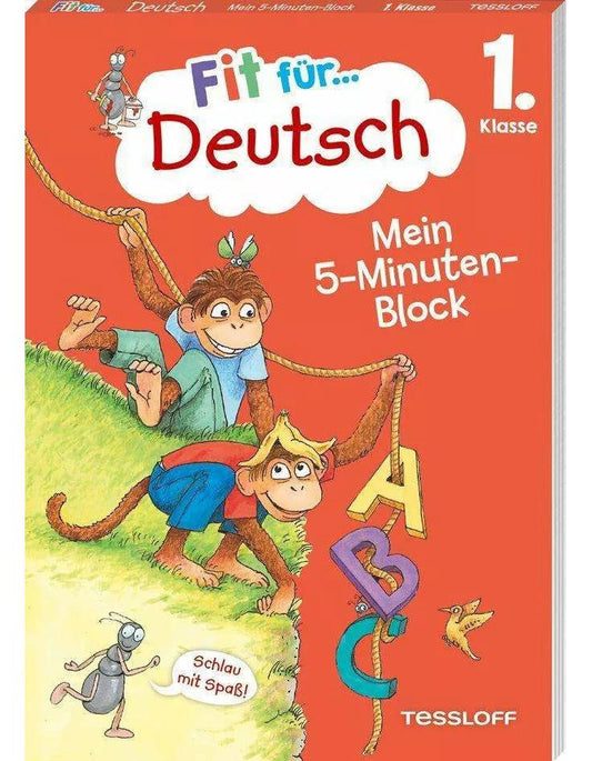 Tessloff Fit für Deutsch 1. Klasse. Mein 5-Minuten-Block (Deutsch, 2023, Guido Wandrey, Werner Zenker)