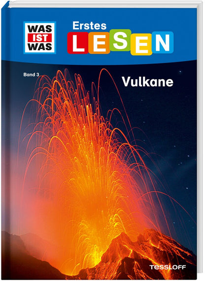 Tessloff WAS IST WAS Erstes Lesen, Band 3: Vulkane (Deutsch, 2018, Christina Braun, Marie Gerstner)