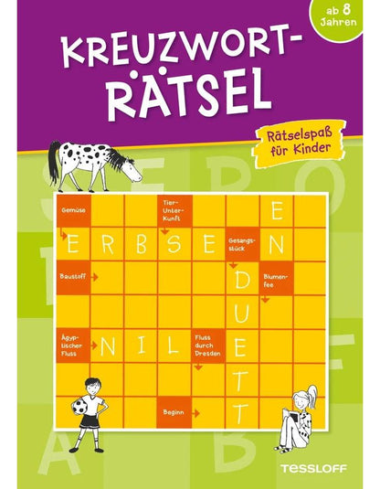 Tessloff Kreuzworträtsel: Rätselspass für Kinder (grün) (Deutsch, 2008, Marion Meister, Inge Gürtzig)