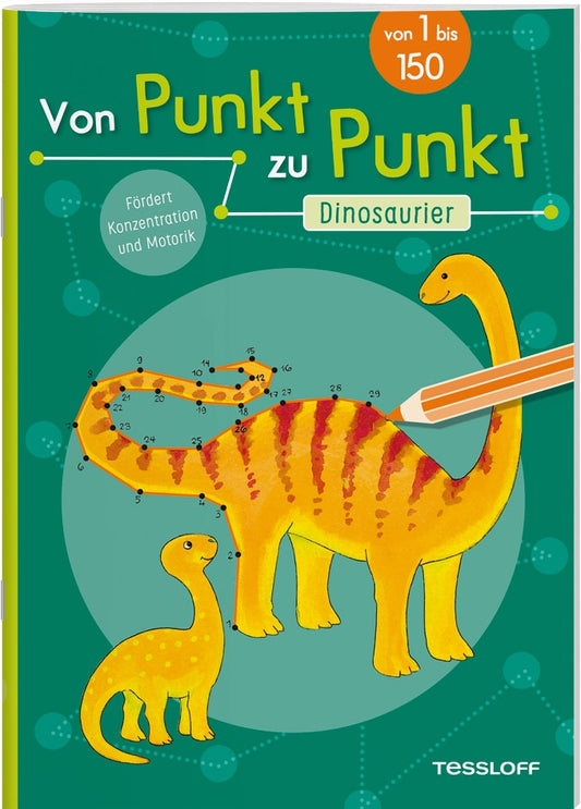 Tessloff Von Punkt zu Punkt. Dinosaurier (Deutsch, 2021, Corina Beurenmeister)