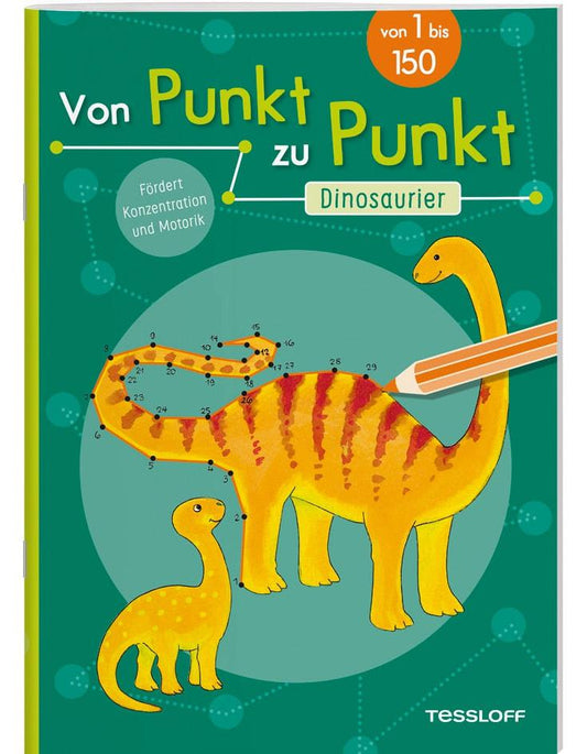 Tessloff Von Punkt zu Punkt. Dinosaurier (Deutsch, 2021, Corina Beurenmeister)