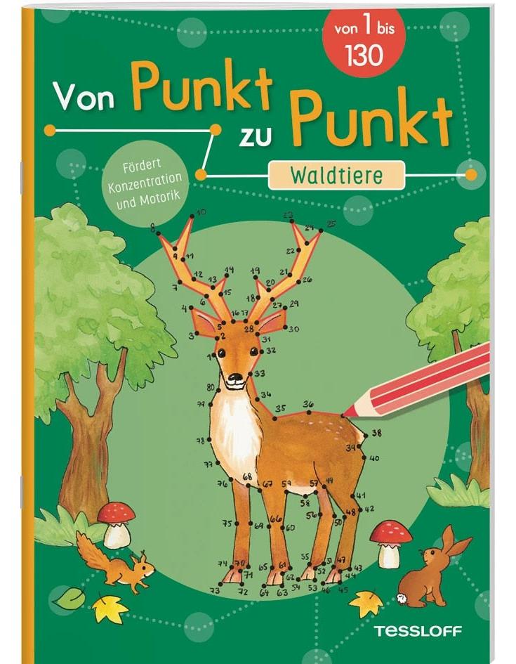 Tessloff Von Punkt zu Punkt. Waldtiere (Deutsch, 2022, Corina Beurenmeister)