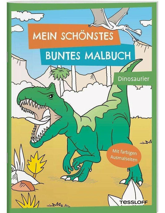 Tessloff Mein schönstes buntes Malbuch. Dinosaurier