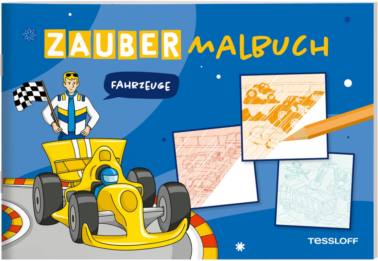 Tessloff Zaubermalbuch. Fahrzeuge