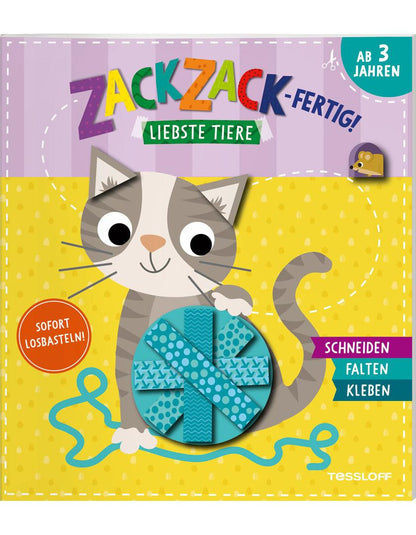 Tessloff Zack, zack - fertig! Liebste Tiere (Deutsch, 2023, Carmen Eisendle)