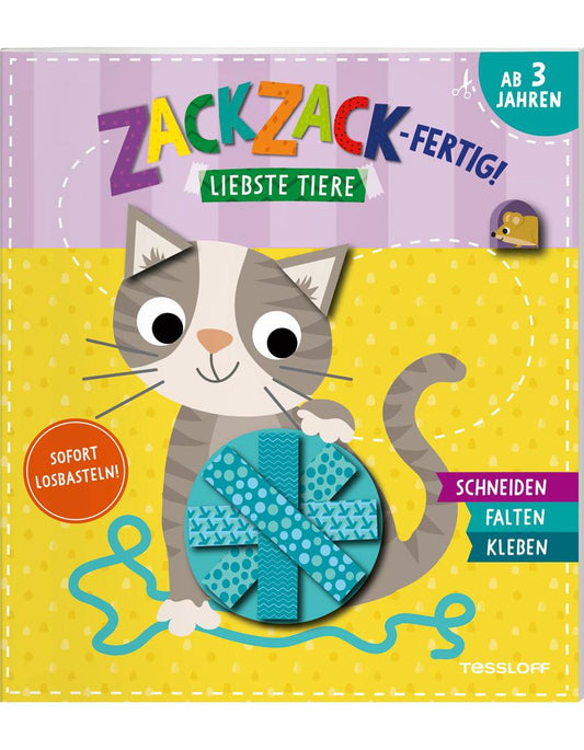 Tessloff Zack, zack - fertig! Liebste Tiere (Deutsch, 2023, Carmen Eisendle)