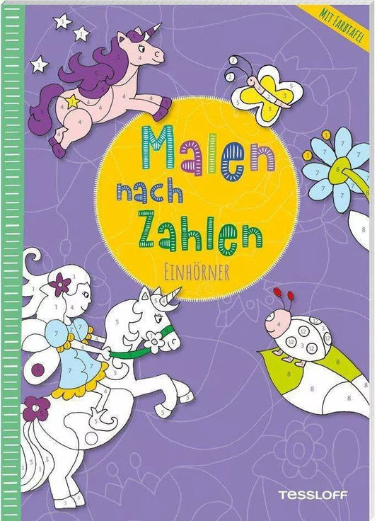 Tessloff Malen nach Zahlen. Einhörner