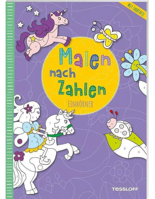 Tessloff Malen nach Zahlen. Einhörner