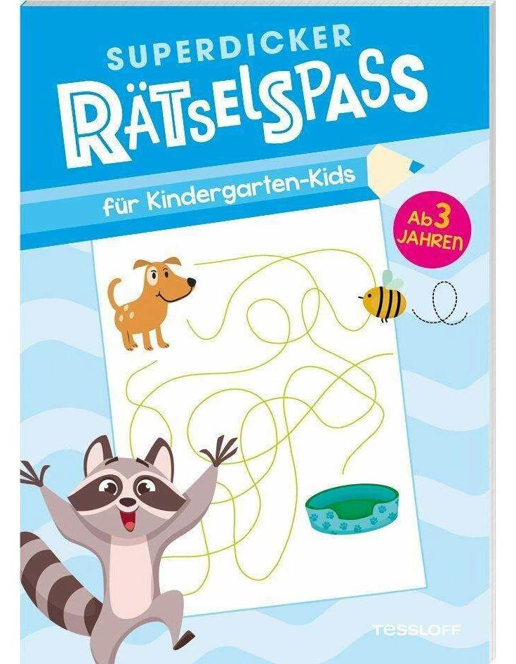 Tessloff Superdicker Rätselspaß für Kindergarten-Kids (Deutsch, 2023, Stefan Lohr)