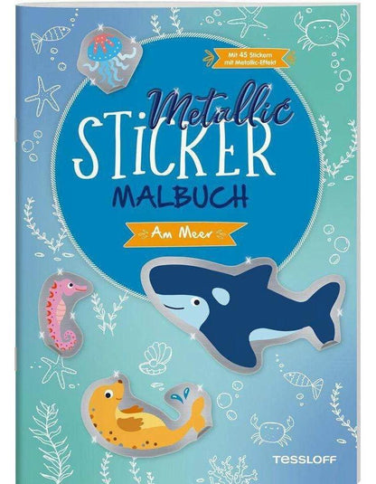 Tessloff Metallic-Sticker Malbuch. Am Meer