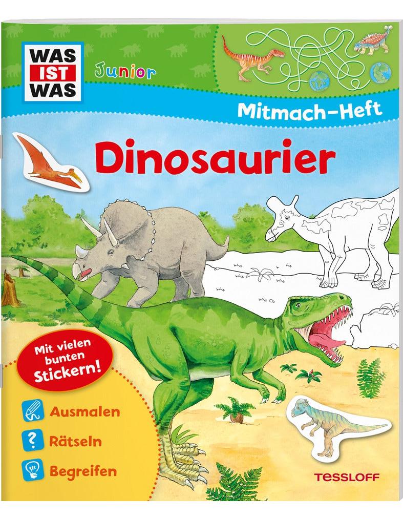 Tessloff WAS IST WAS Junior Mitmachheft Dinosaurier (Deutsch, 2019, Sabine Schuck)