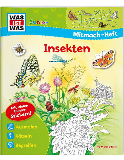 Tessloff WAS IST WAS Junior Mitmach-Heft. Insekten (Deutsch, 2020, Tatjana Marti)