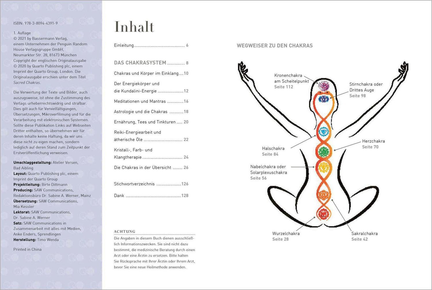 Bassermann Chakras für Einsteiger - Mehr Energie für Gesundheit, Glück und innere Kraft: Das gut verständliche (Deutsch, 2021, Victor Archuleta)