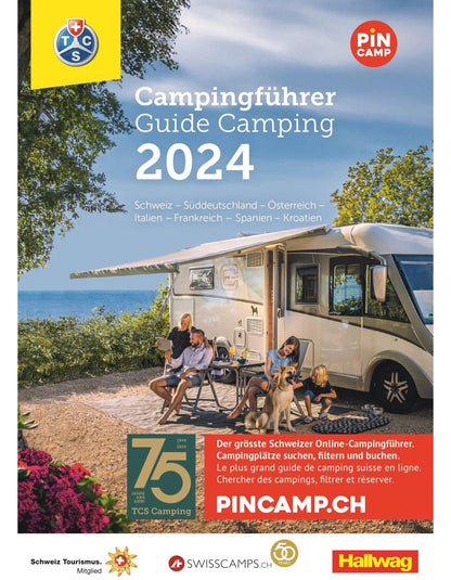 Hallwag Kümmerly+Frey Schweiz - Europa 2024, Campingführer TCS (Deutsch, Französisch, 2024, Collectif)