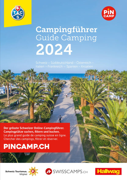 Hallwag Kümmerly+Frey Schweiz - Europa 2024, Campingführer TCS (Deutsch, Französisch, 2024, Collectif)