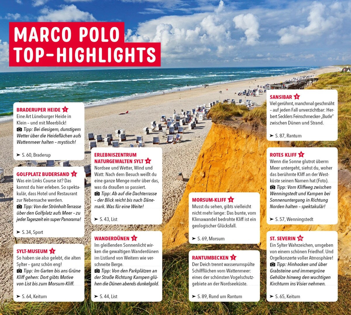 Marco Polo Reiseführer Sylt (Deutsch, 2022, Arnd M. Schuppius, Silke von Bremen)