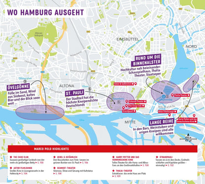 Marco Polo Reiseführer Hamburg (Deutsch, 2023, Dorothea Heintze)