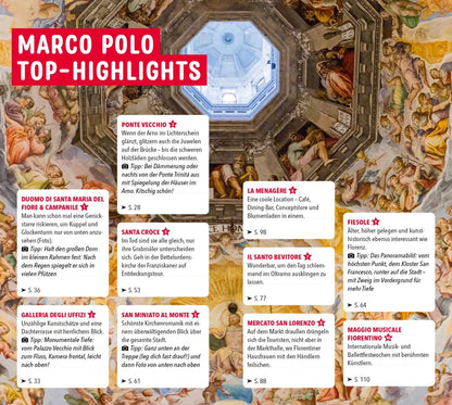 Marco Polo Reiseführer Florenz (Deutsch, 2023, Caterina Romig Ciccarelli, Stephanie K.J. Matthias, Stefanie Elisabeth Spieler)