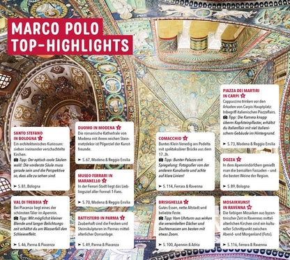 MARCO POLO Reiseführer / MARCO POLO Reiseführer Emilia-Romagna, Bologna, Parma, Ravenna