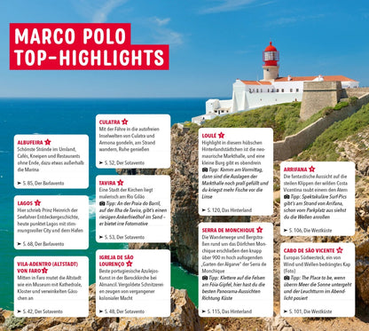 Marco Polo Reiseführer Algarve (Deutsch, 2023, Rolf Osang, Sara Lier)