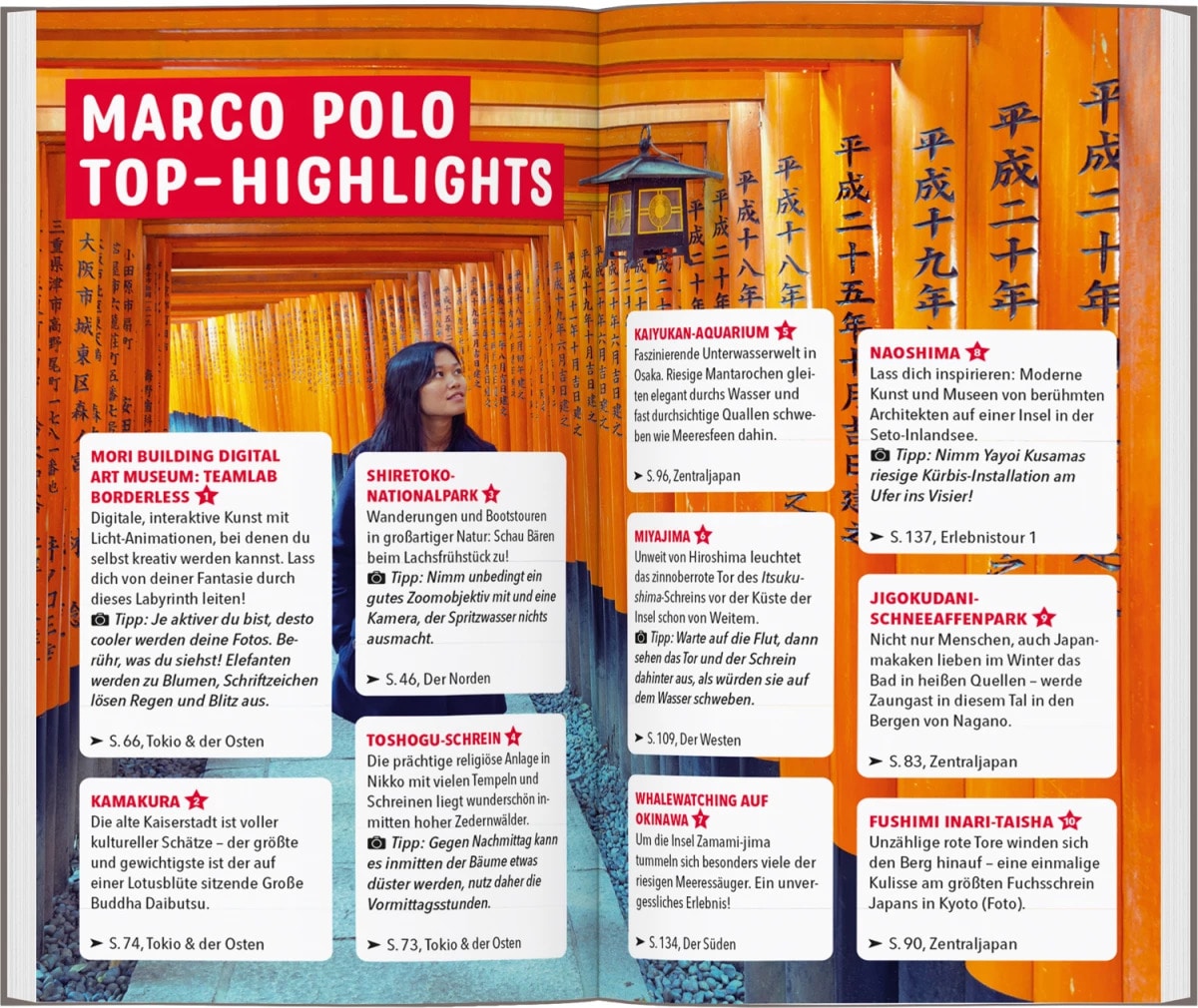 Marco Polo Reiseführer Japan (Deutsch, 2023, Matthias Reich, Sonja Blaschke)