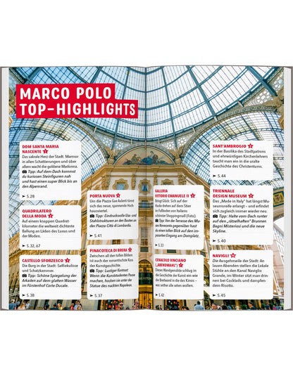 Marco Polo Reiseführer Mailand, Lombardei (Deutsch, 2024, Bettina Dürr, Susanne Kilimann, Henning Klüver)