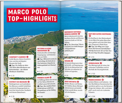 Marco Polo Reiseführer Kapstadt, Wine Lands, Garden Route (Deutsch, 2024, Markus Schönherr, Kai Schächtele, Anja Jeschonneck)