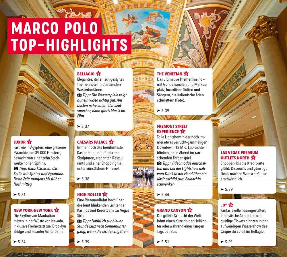 Marco Polo Reiseführer Las Vegas (Deutsch, 2022, Karl Teuschl, Sabine Stamer)