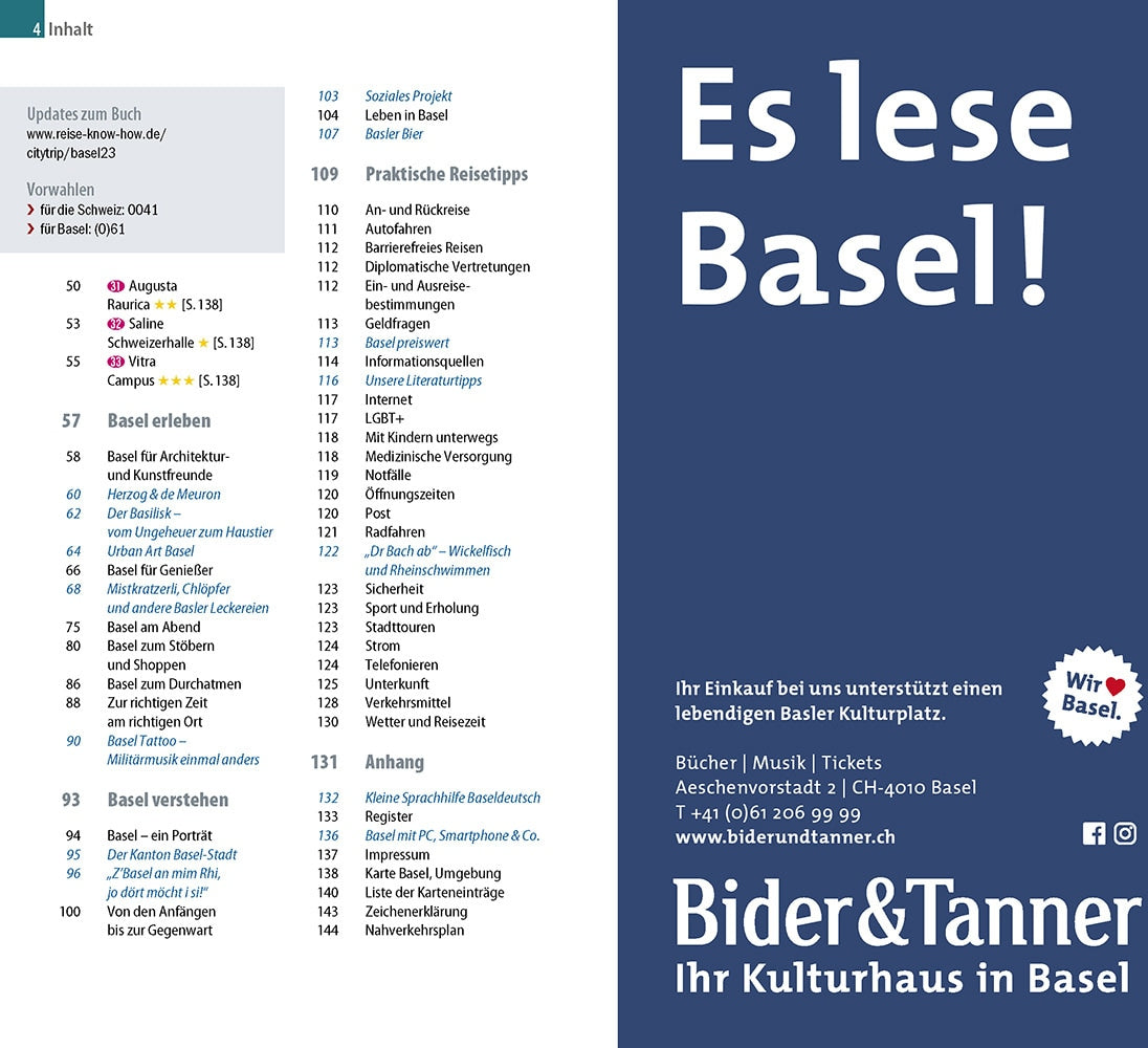 Reise Know-How CityTrip Basel (Deutsch, 2023, Peter Kränzle, Margrit Brinke)