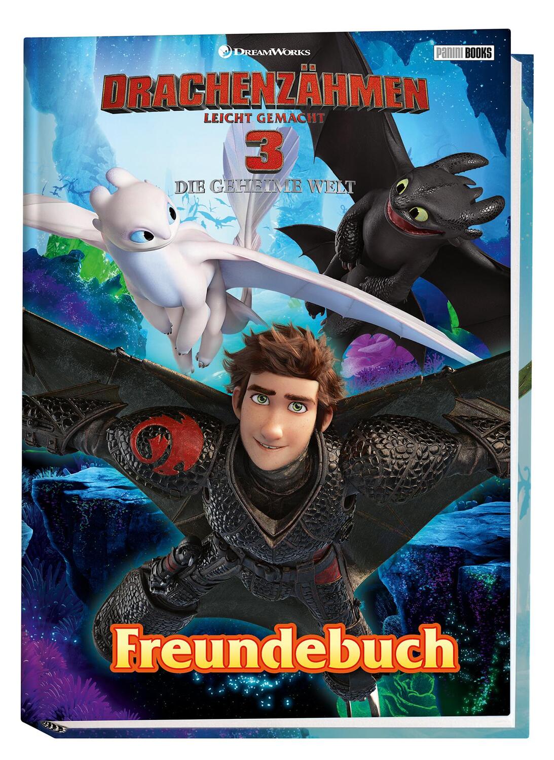 Panini Drachenzähmen leicht gemacht 3: Die geheime Welt: Freundebuch (Deutsch, 2019, Panini)