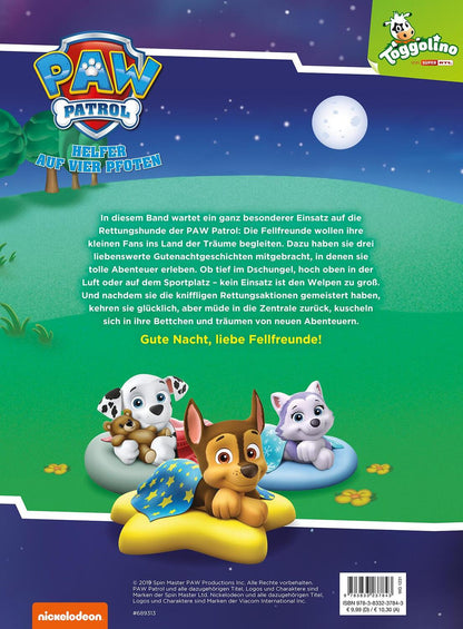 Panini PAW Patrol: Meine schönsten Gutenachtgeschichten (Deutsch, 2019, Panini, Claudia Weber)