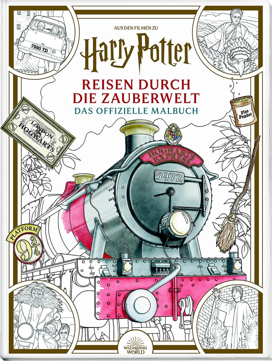 Aus den Filmen zu Harry Potter: Reisen durch die Zauberwelt - Das offizielle Malbuch