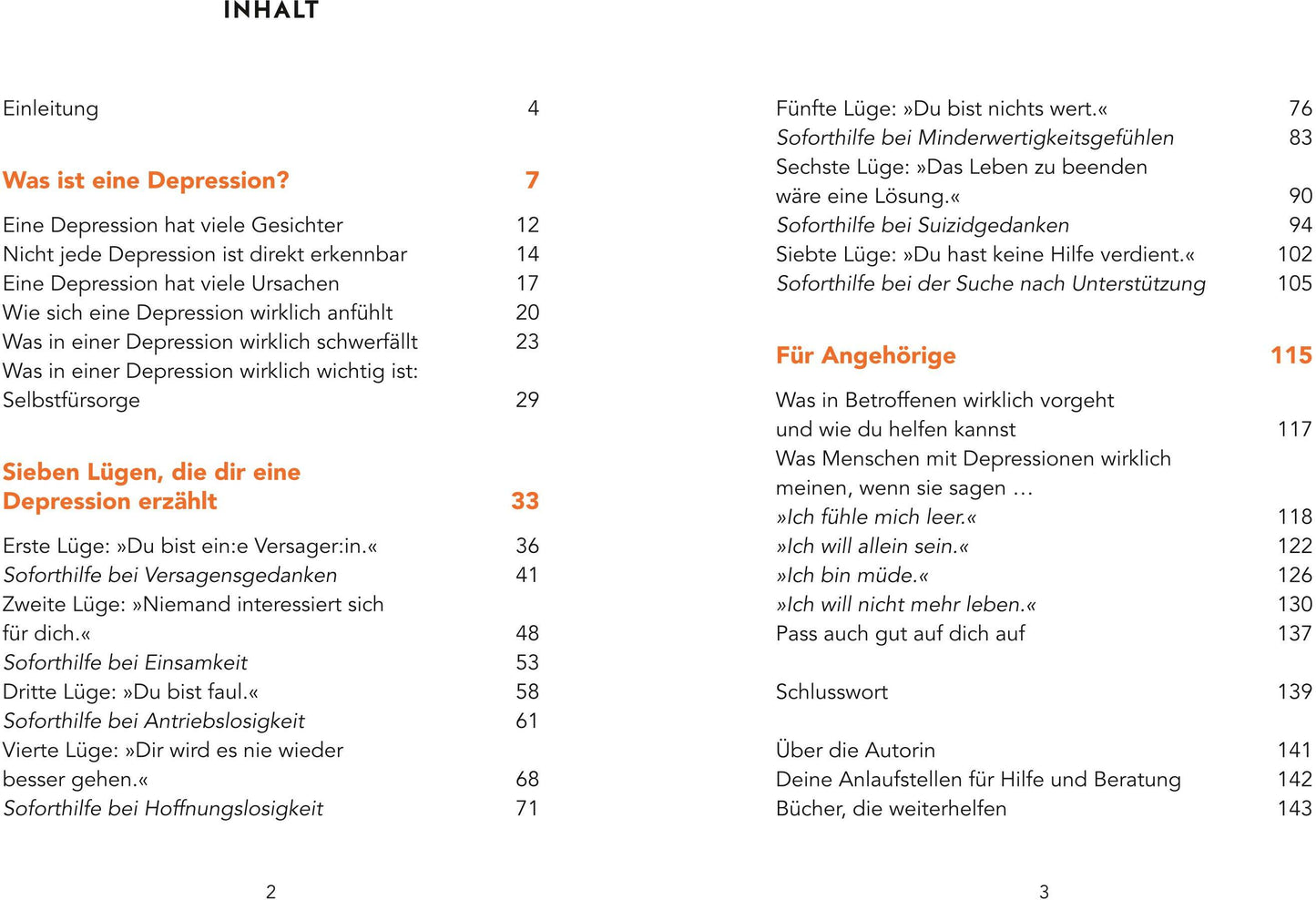 GU 7 Lügen, die dir eine Depression erzählt (Deutsch, 2024, Dinah-Kristin Berger)